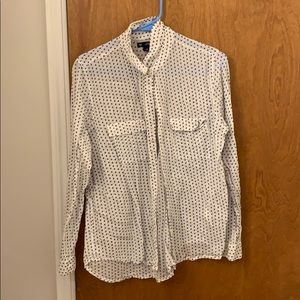 Gap size M white casual button up blouse